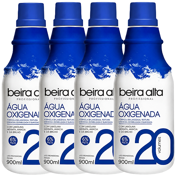 Kit Beira Alta Água Oxigenada: 20 Volumes C/4 900ml