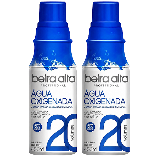 Kit Beira Alta Água Oxigenada:20 Volumes C/2 450ml