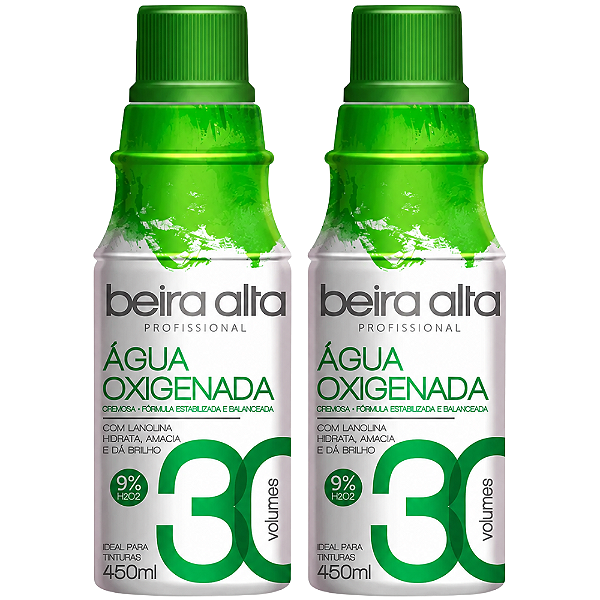 Kit Beira Alta Água Oxigenada:30 Volumes C/2 450ml
