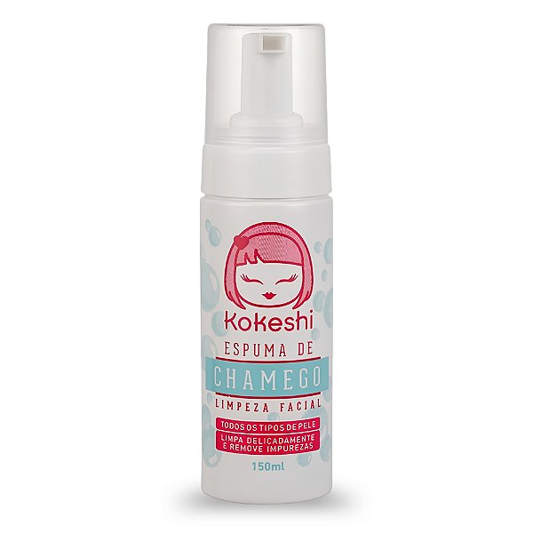 Espuma De Limpeza Facial Kokeshi Chamego Todos Os Tipos de Pele 150ml