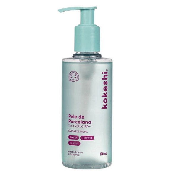 Sabonete Facial Kokeshi Pele De Porcelana 190ml