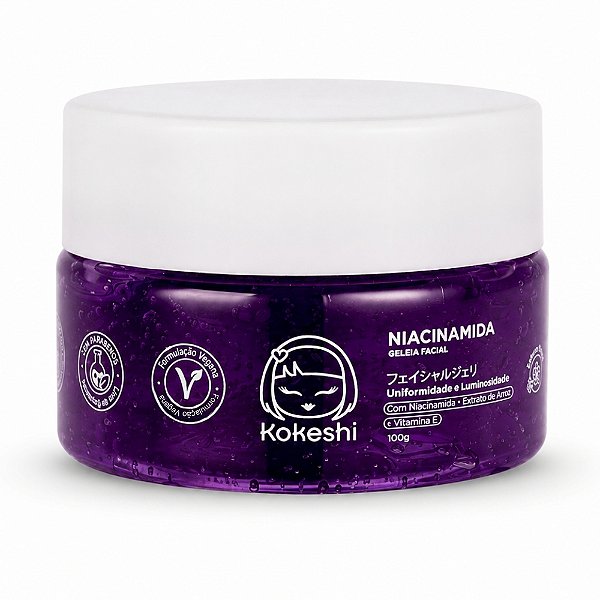 Geleia Facial Kokeshi Niacinamida Uniformidade e Luminosidade 100g