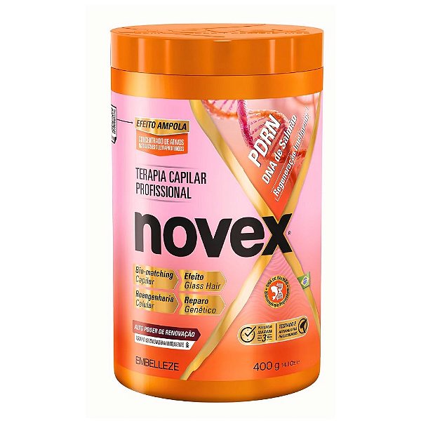Creme De Tratamento Novex Pdrn Dna De Salmão Regeneração Inteligente 400g