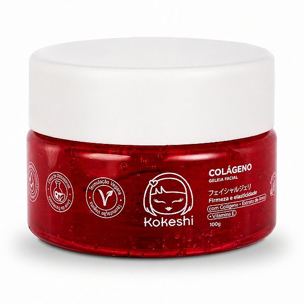 Geleia Facial Kokeshi Colágeno Firmeza e Elasticidade 100g
