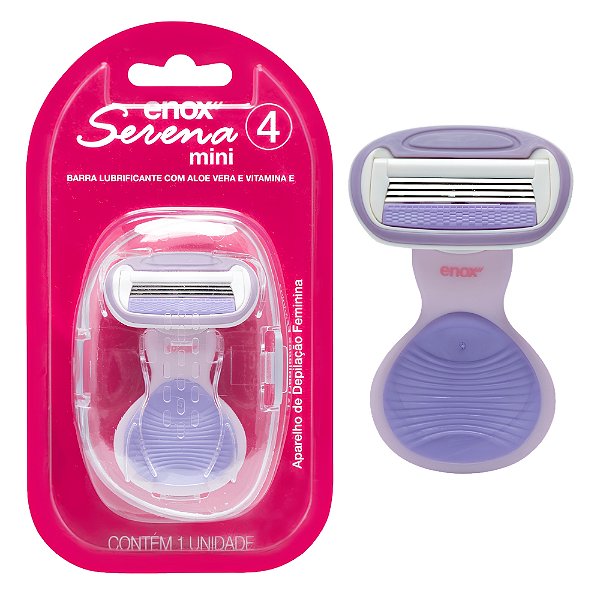 Aparelho De Depilação Feminina Enox Serena Mini 4 Com Barra Lubrificante
