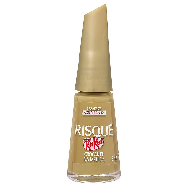 Esmalte Cremoso Risqué KitKat Crocante na Medida 8ml