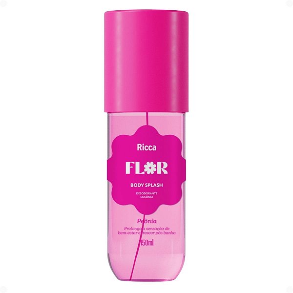Body Splash Ricca Flor Pêonia 150ml