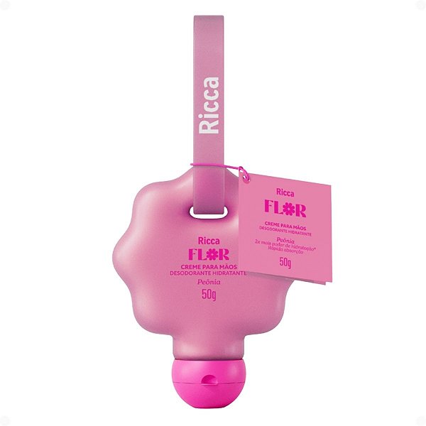 Creme Para Mãos Deo Hidratante Ricca Flor Peônia 50g