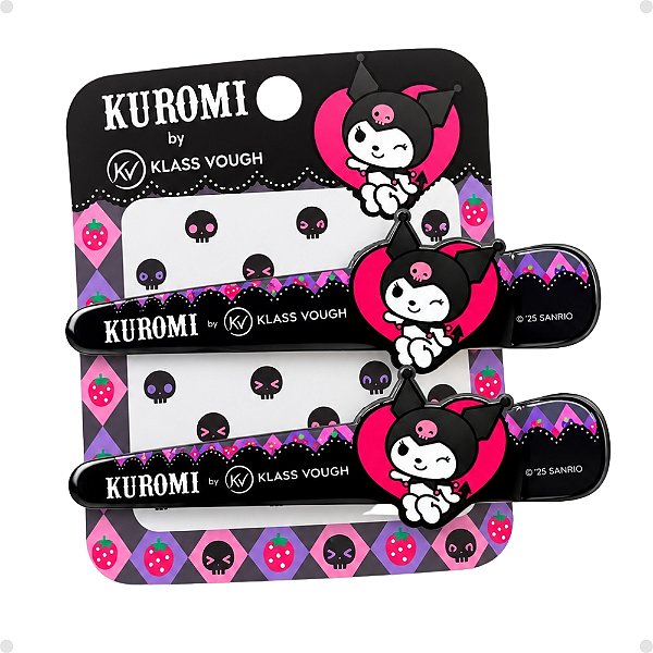 Tic Tac Para Cabelo Kuromi By Klass Vough Com 2 Unidades Km08a