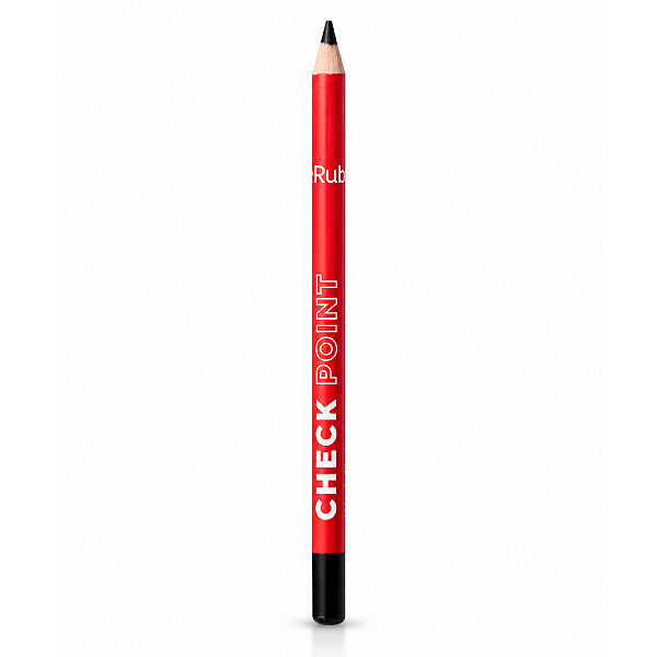 Lápis De Olhos Ruby Rose Check Point Preto Hb-e2404