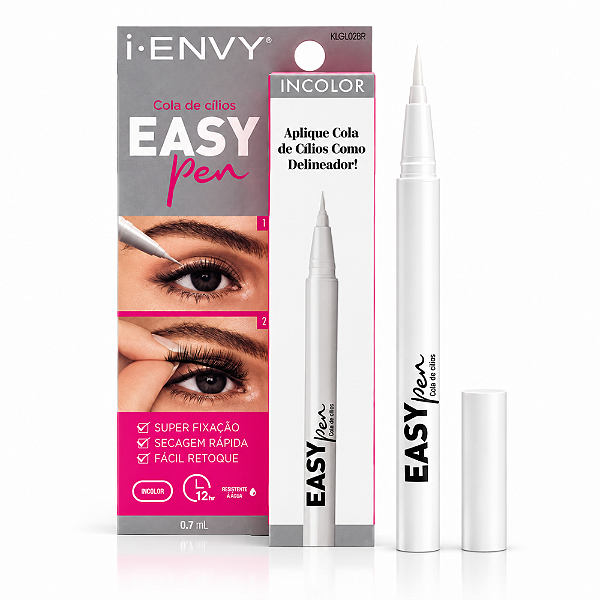 Cola de Cílios Delineadora Easy Pen Incolor I-envy Kiss New York 0,7ml Klgl02br