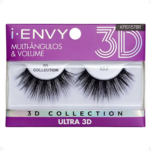 Cílios Postiços Ultra 3d Collection 157 Kpei157br I-envy