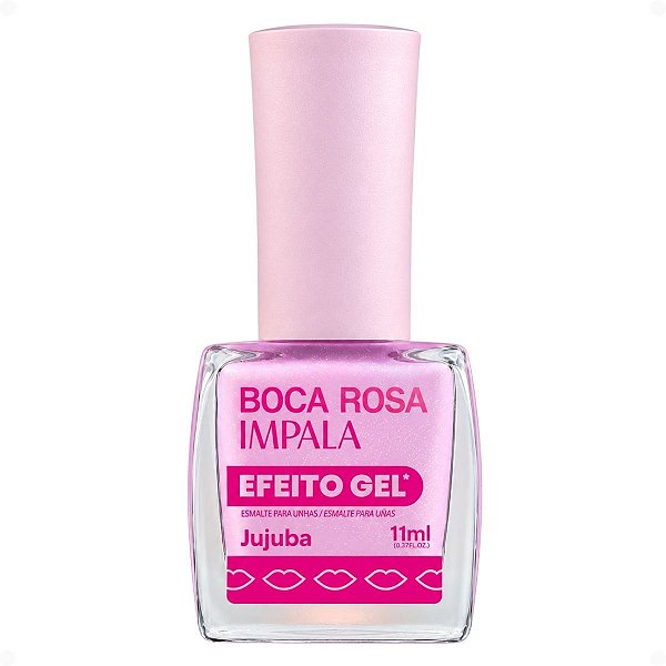 Esmalte Efeito Gel Impala Boca Rosa Jujuba 11ml