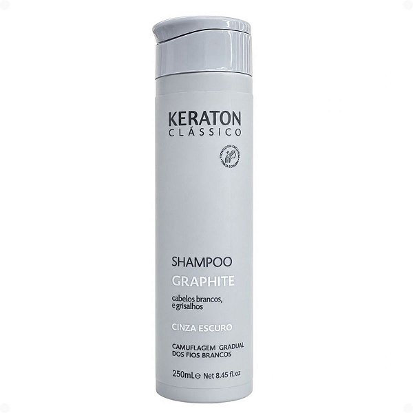 Shampoo Keraton Clássico Graphite Cinza Escuro 250ml