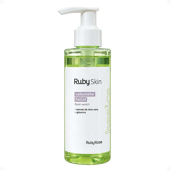 Sabonete Facial Ruby Rose Skin Basics Face Wash 190ml