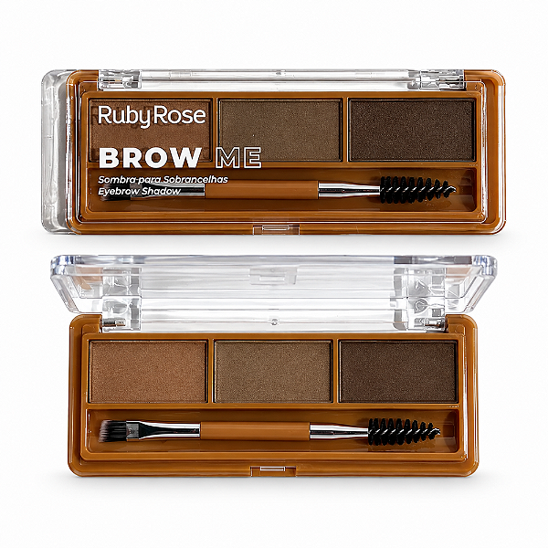 Sombra Para Sobrancelhas Ruby Rose Brow Me Bm02 Hbe2516-2