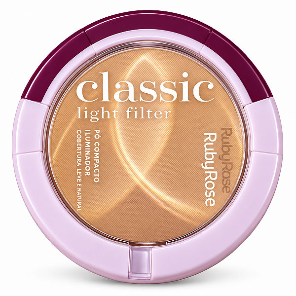 Pó Compacto Ruby Rose Classic Light Filter P10 Hb-m409-2