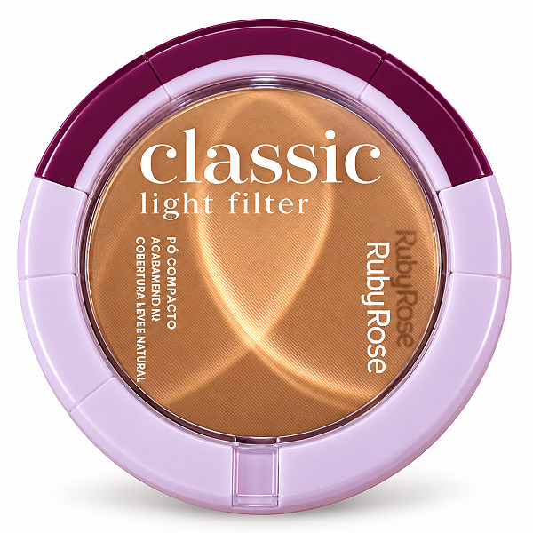 Pó Compacto Ruby Rose Classic Light Filter P20 Hb-m409-4