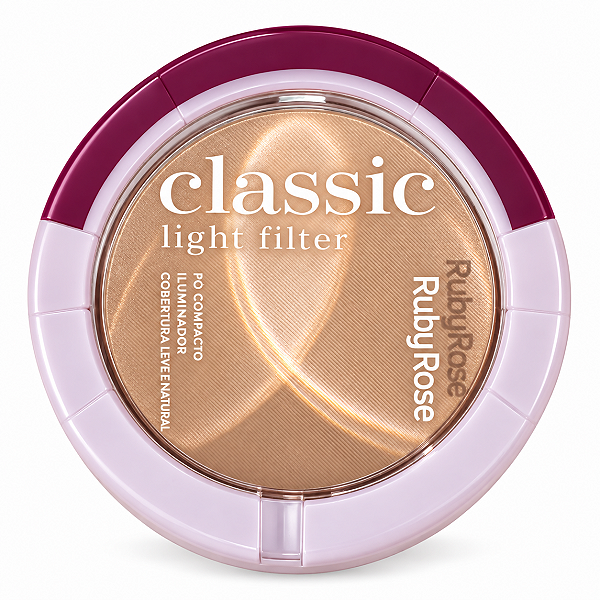 Pó Compacto Ruby Rose Classic Light Filter P5 Hb-m409-1