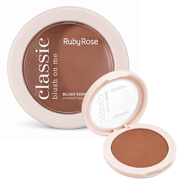 Blush Compacto Ruby Rose Classic Blush On Me Mauve Memory Hb-m11-2 5g