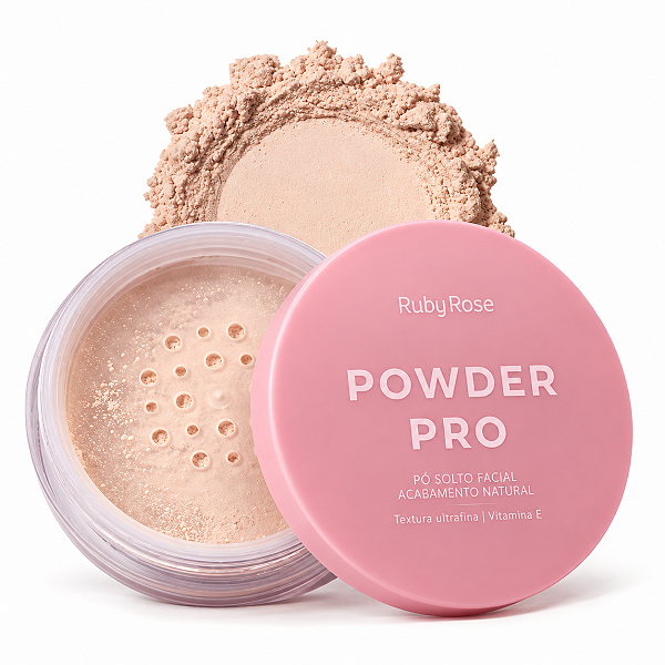 Pó Solto Facial Ruby Rose Powder Pro Ps30 Hb-m400-3