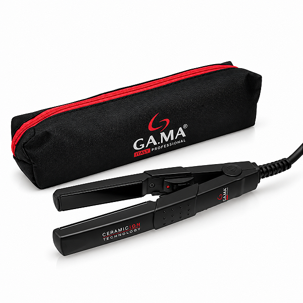 Prancha de Cabelo Gama Mini Ceramic Ion 200°C Bivolt