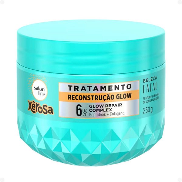 Máscara Salon Line Xêrosa Beleza Fatal Tratamento Reconstrução Glow 250g