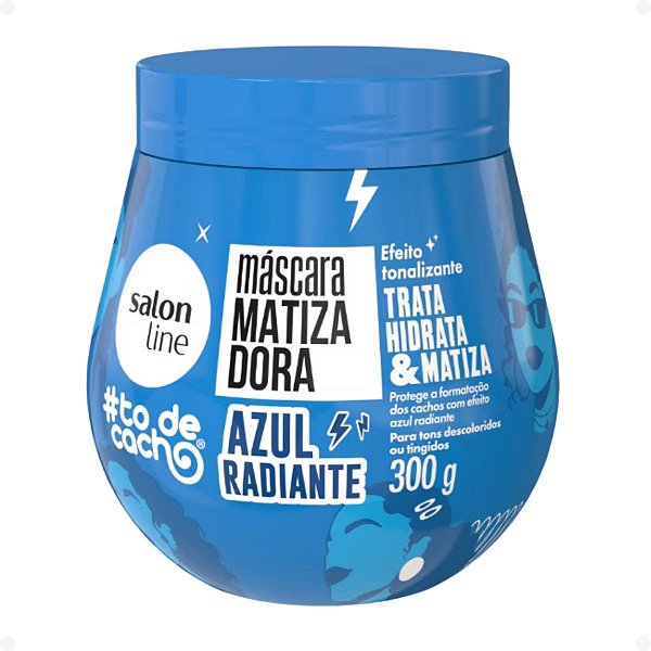 Máscara Matizadora Salon Line #todecacho Azul Radiante 300g