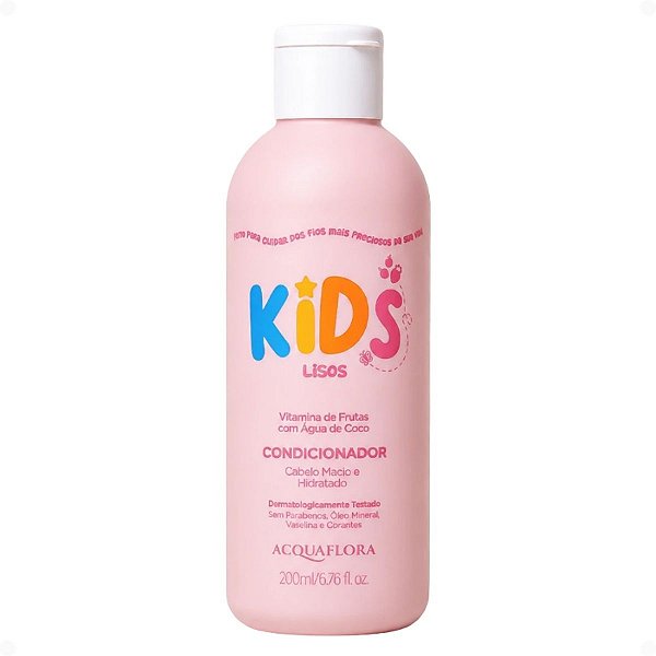 Condicionador Acquaflora Kids Lisos 200ml