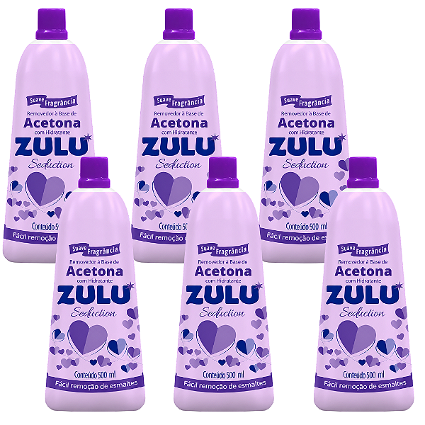 Kit Removedor Zulu Seduction Com 6 Unidades 500ml