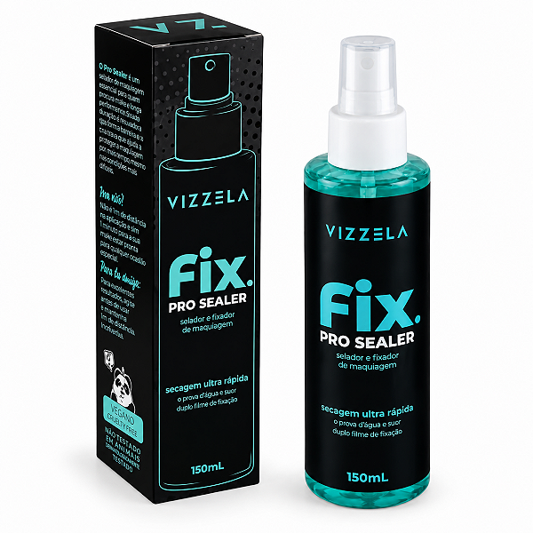 Selador e Fixador De Maquiagem Vizzela Fix Pro Sealer 150ml