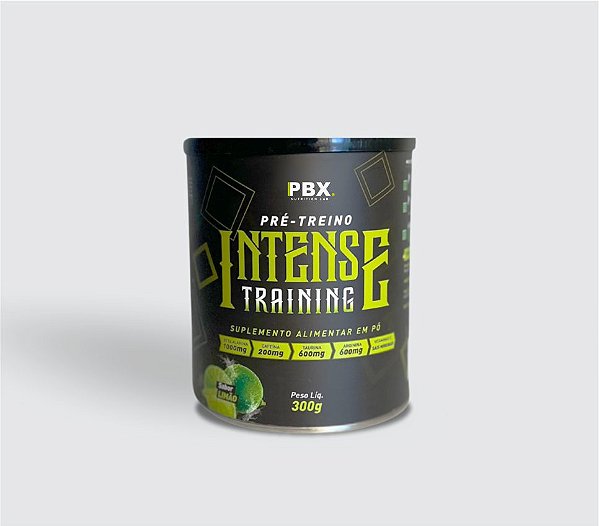 INTENSE TRAINING PRÉ-TREINO SABOR LIMÃO - Suplemento alimentar em pó