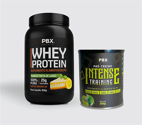 WHEY PROTEIN TORTA DE LIMÃO + INTENSE LIMÃO