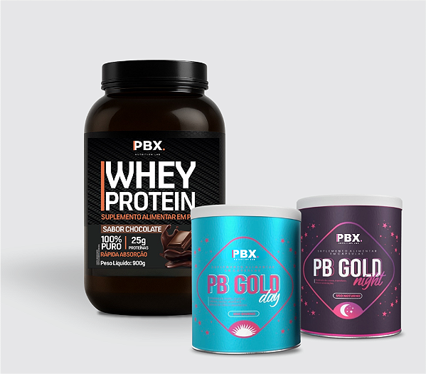 WHEY PROTEIN CHOCOLATE + PB DAY + PB NIGHT