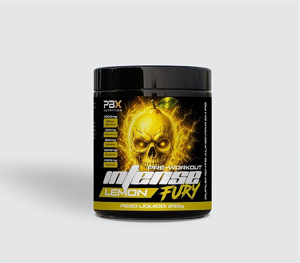 INTENSE FURY LEMON - PRÉTREINO