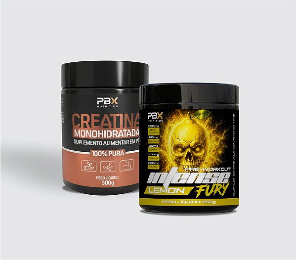 COMBO CREATINA + INTENSE FURY LEMON