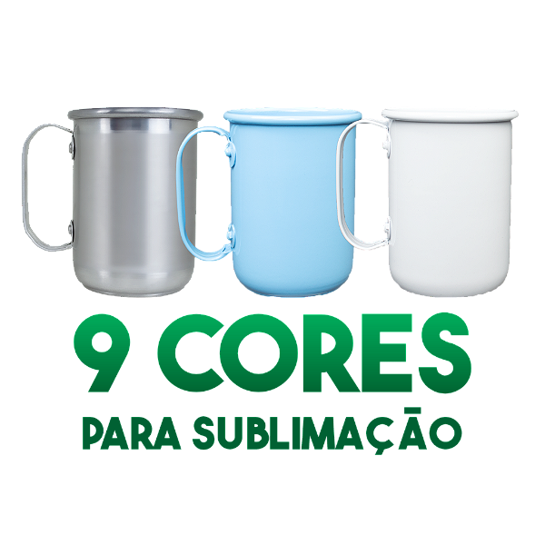 Caneca de alumínio para Sublimação 390ml