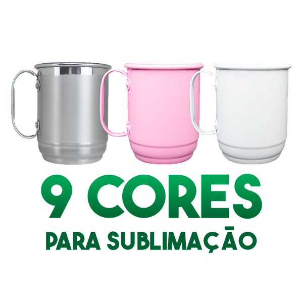 Caneca de alumínio para Sublimação 500ml (Economic)
