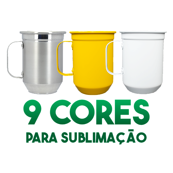 Caneca de alumínio para Sublimação 600ml