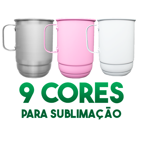 Caneca de alumínio para Sublimação 850ml