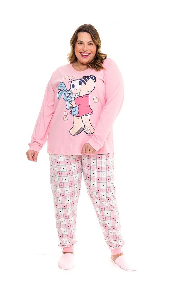 Pijama Da Mônica Plus Sizes