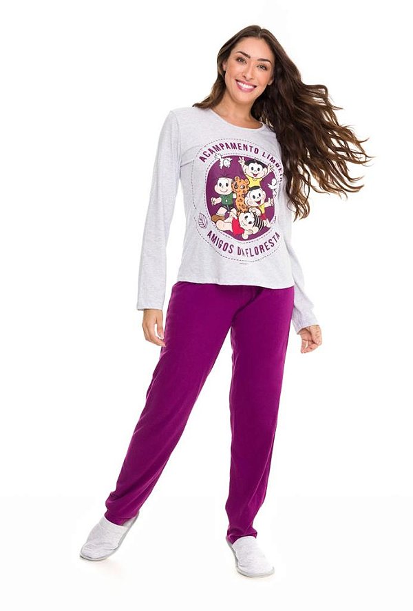 Pijama Turma Da Mônica No Acampadentro