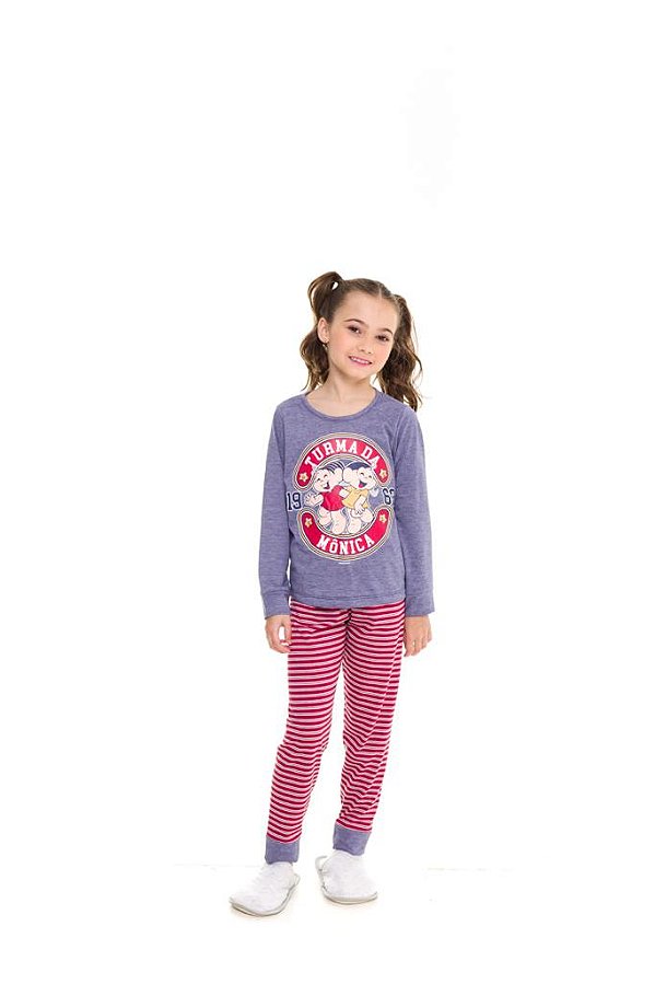Pijama Infantil Da Turma Da Mônica