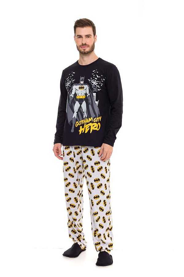 Pijama Masculino Do Batman