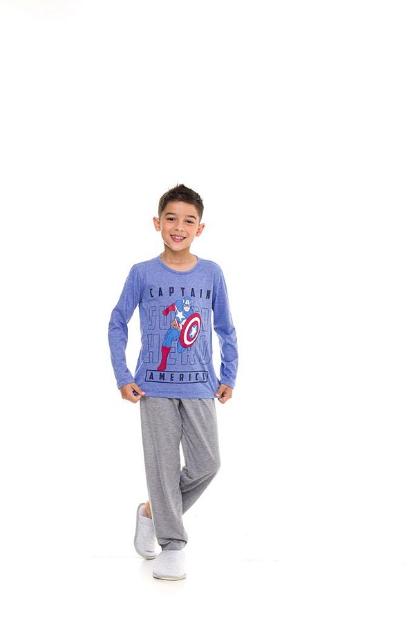 Pijama De menino Do Capitão América