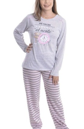 Pijama Feminino Aconchego Meia Malha Victory