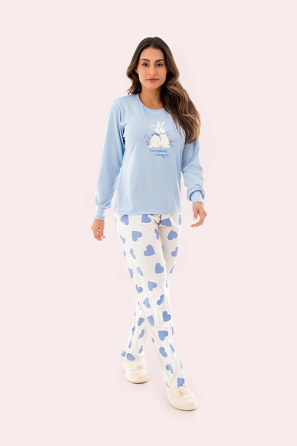 pIJAMA FEMININO FLANELADO