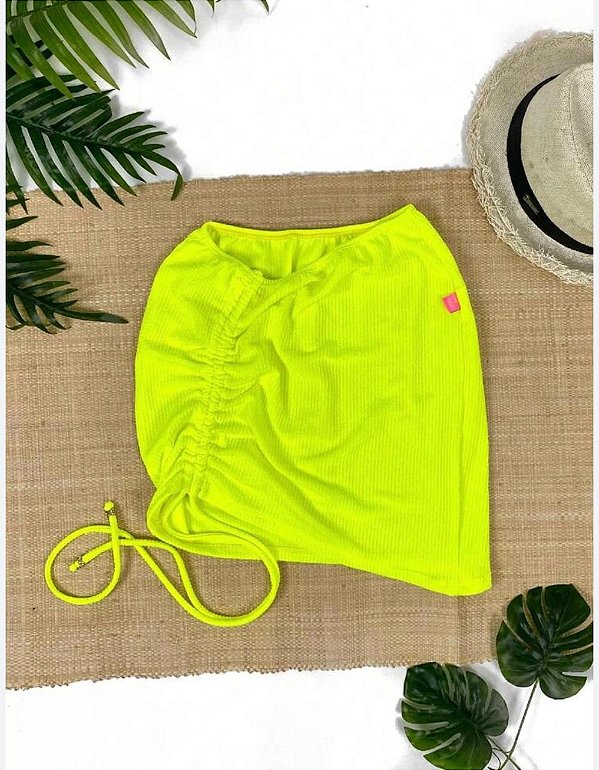 SAIA DE PRAIA NO TECIDO ANA RUGA