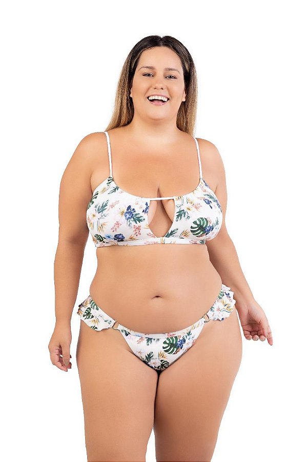 Biquini Plus Size com bojo removivel
