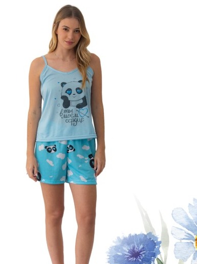 SHORTS DOLL ALÇA AZUL